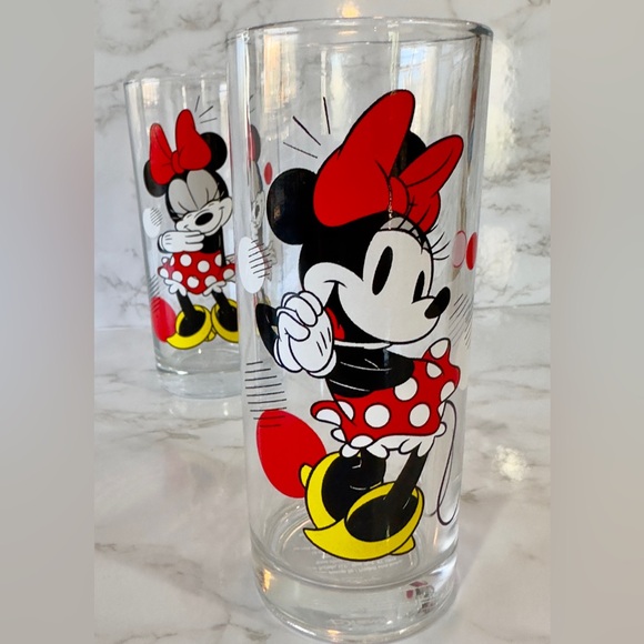 Adorable Pair of Minnie Mouse Glasses with Disney Logo - Bright Vibrant Like New - Picture 2 of 11